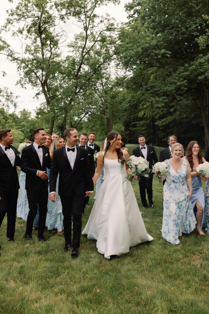 summer bridal party, summer weddings, michigan city wedding, white oak farm venue, classic wedding images, timeless wedding photographer, elegant wedding day, modern barn wedding, chicago wedding photographer, luxury wedding day