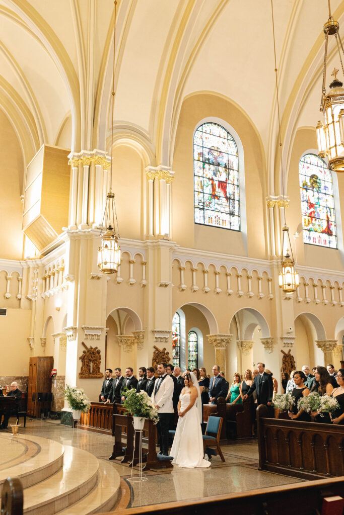 chicago catholic church wedding photos, chicago church wedding, chicago catholic wedding photographer