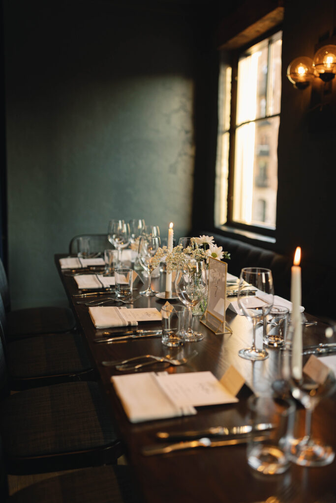 candle lit dinner wedding, wedding dinner setting, romantic wedding dinner