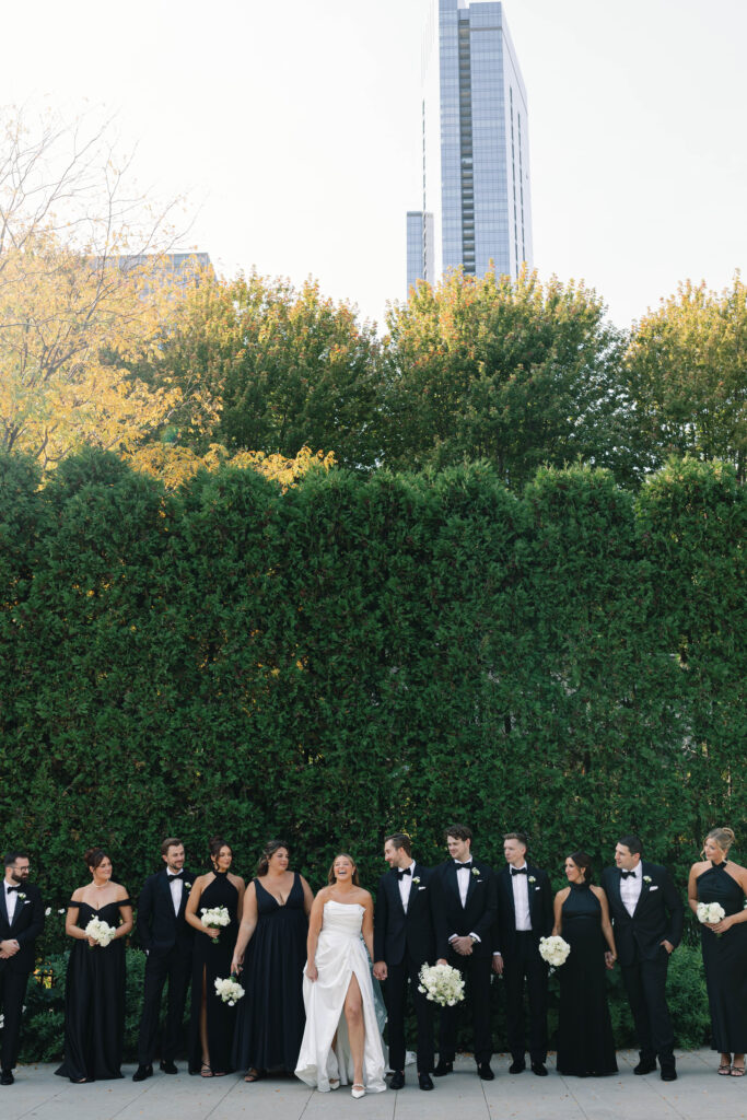 luxury chicago bridal party, luxury chicago wedding day, chicago wedding photographer, romantic wedding photos, romance, elegant wedding photos