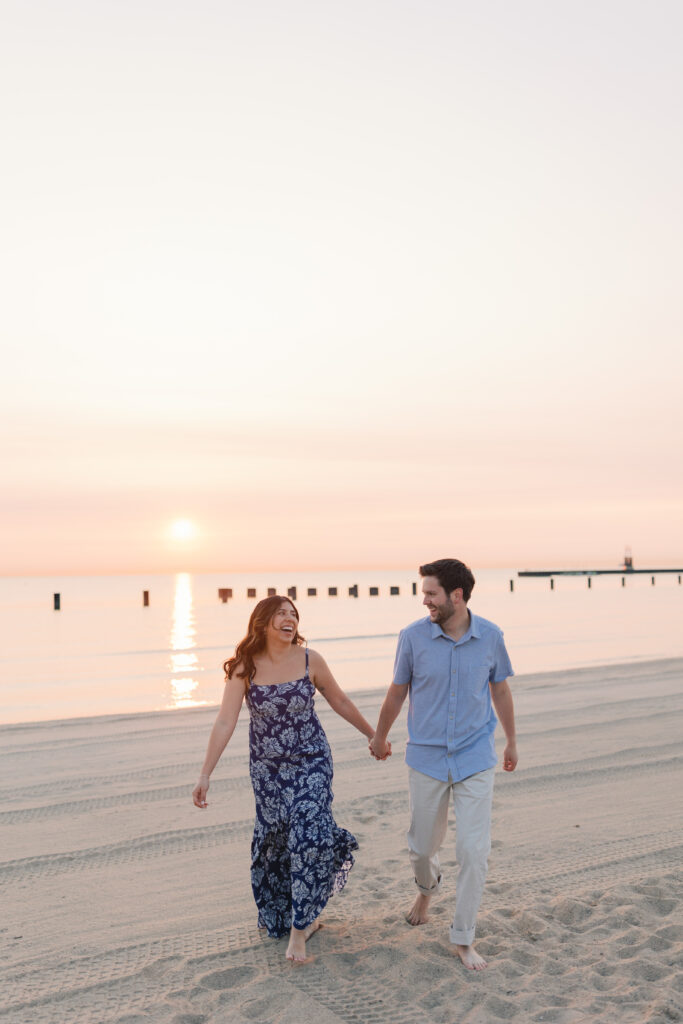 north ave enagement photos, chicago engagement locations