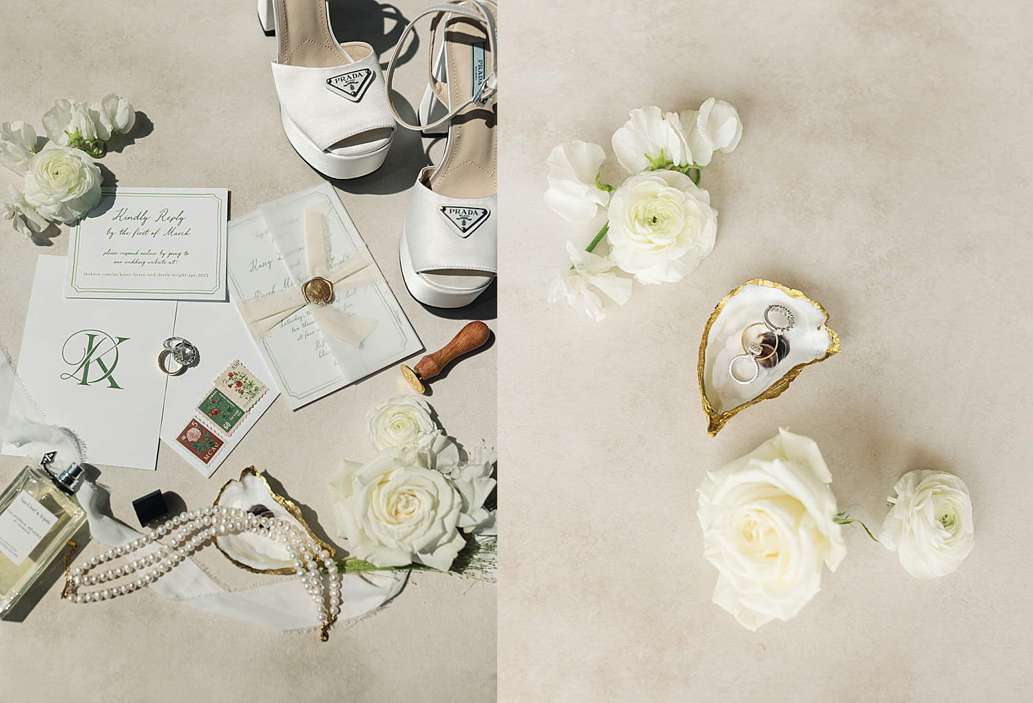 Prada shoes surrounded by details for big day at RPM Events